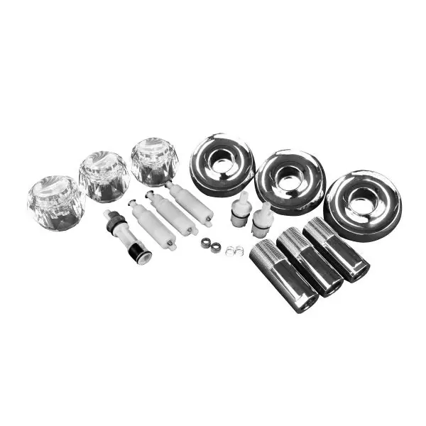 Danco 10886 Tub/Shower 3-Handle Remodeling Kit for Delta