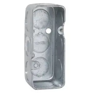 Raco 640 Industrial Handy Box, 3-3/4 in. x 1-9/16 in., 1-1/2 in. Deep, Eleven 1/2 in. KO's