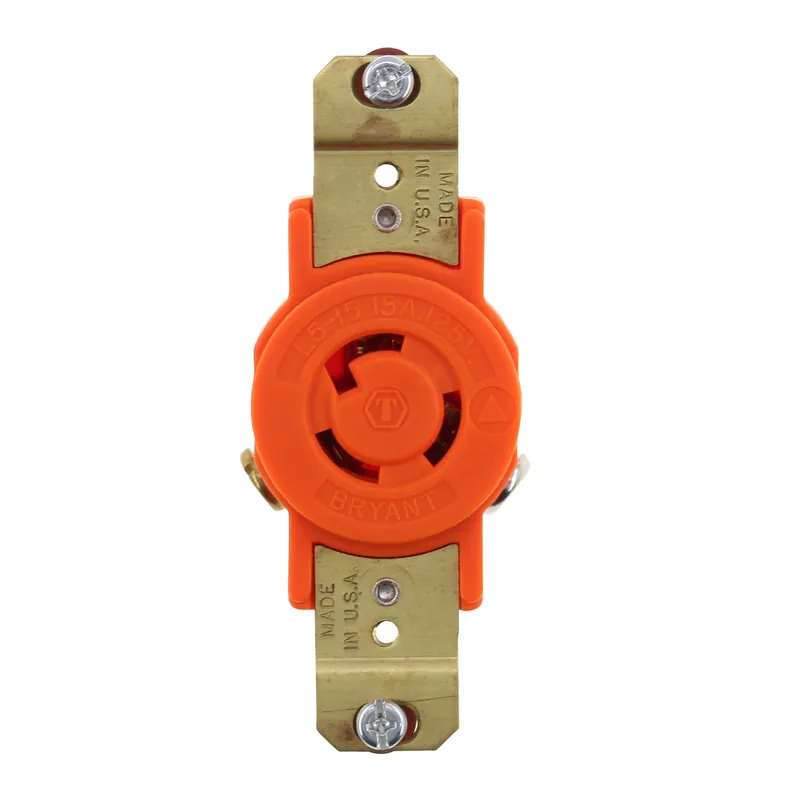 Bryant 4710ig Single Receptacle, L5-15r, 15a, 125v, 1-pack