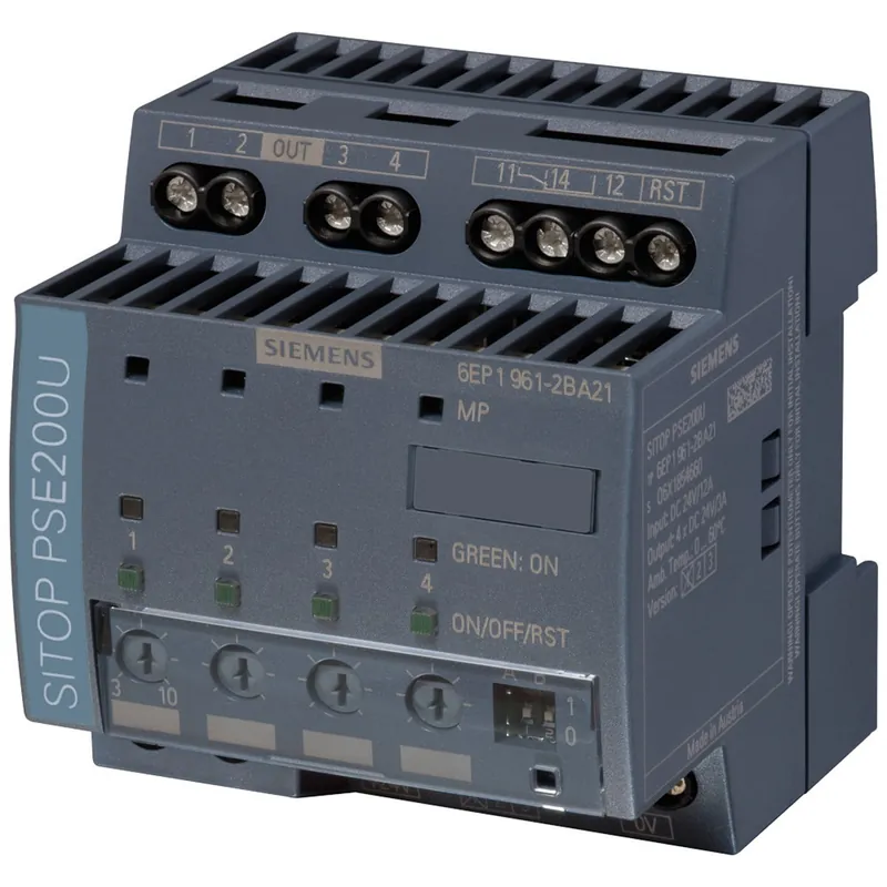 Siemens 6EP19612BA21 Sitop PSE200U 10 A Selectivity Module