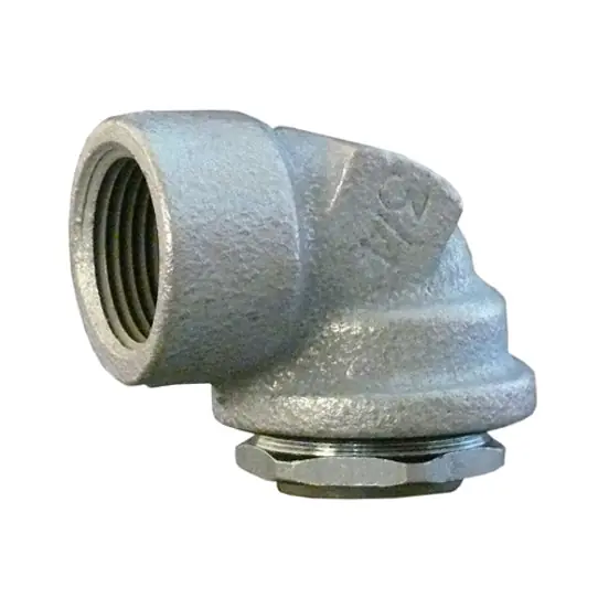 Appleton HUB-9075 3/4 inches 90D Insulated Ko Hub