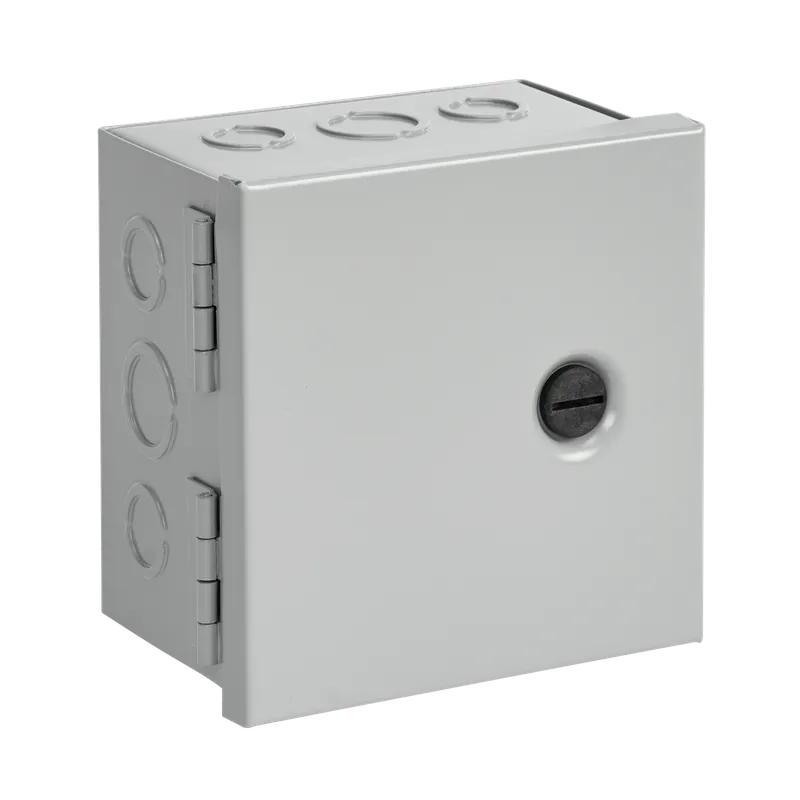 Hoffman AHE8X6X4 Pull Box, Hinged Cover, Steel, 8 in