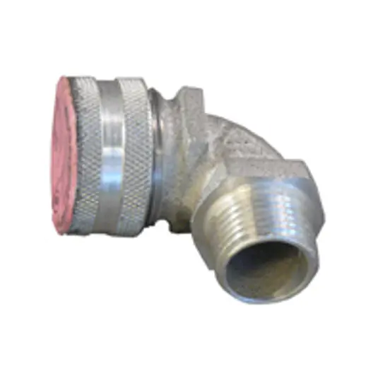 Appleton CG90-1238 3/8 IN ALUM L-T CRD&CBL CONN