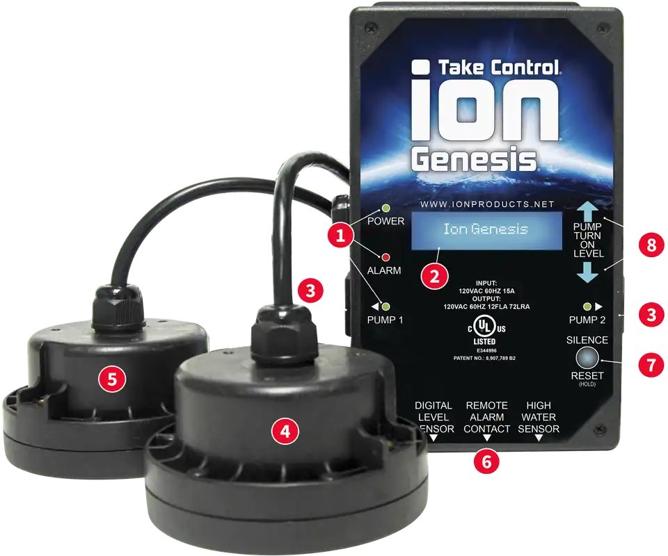 Metropolitan Industries ING20503 Ion Genesis Controller 115 Volt, 72 feet' Range - 10 feet' Sensors