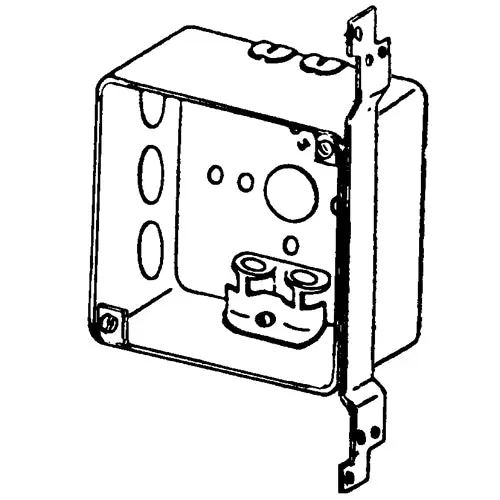 Appleton 4SXDVB-PL 4 inches Square 2-1/8 D Armored-Cable Clamp