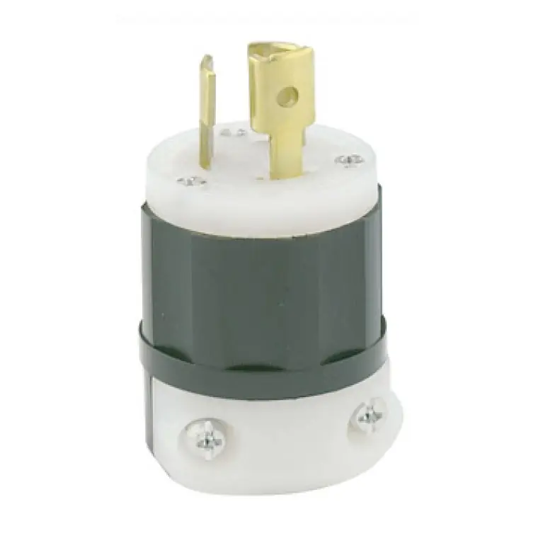 Leviton 4770-PLC 15-Amp, 277-Volt, NEMA L7-15P, 2P, 3W, Locking Plug, Industrial Grade
