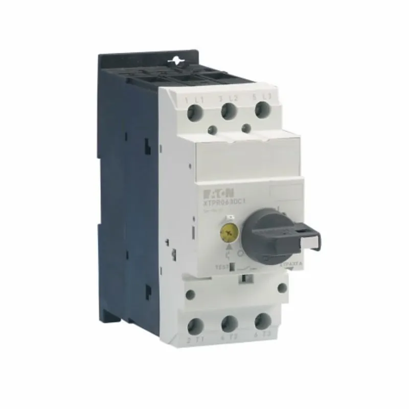 Eaton XTPR025DC1 IEC motor control manual motor protector, 25A, 55 mm frame size, class 10 trip type, rotary type