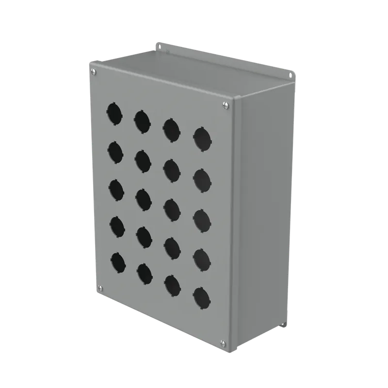 Hoffman E20PBX Extra-Deep Pushbutton Enclosure 20PB x 30.5mm