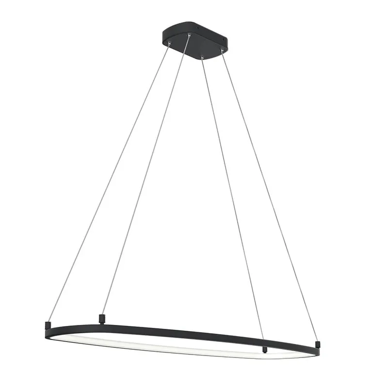 Kichler Lighting Elan 84312MBK Koloa 41 Inch LED Linear Chandelier