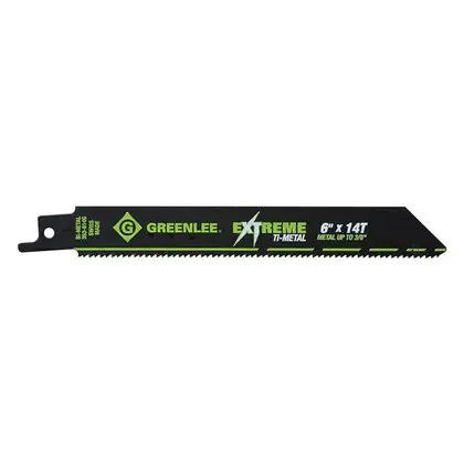 Greenlee 353-614 Reciprocating Saw Blade 6 inches x 14T (Pack of 5)