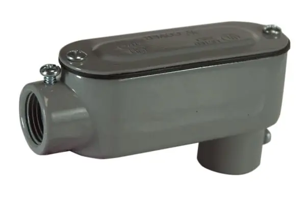 Topaz LB6SSCG lb type combo conduit body die cast aluminum 2 inches lb6sscg