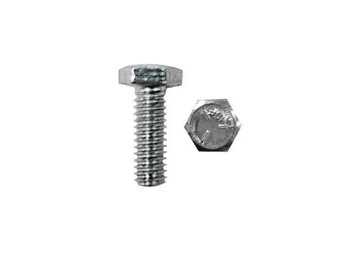 Minerallac 55017J Cully 1/4-20 x 1 inches Hex Head Cap Screw, Grade 5, Fully Threaded
