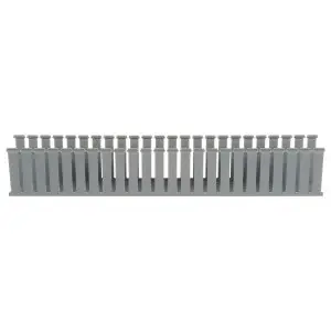 Panduit G3X4LG6 Type G Wide Slot Wiring Duct, 3 W x 4 In. H