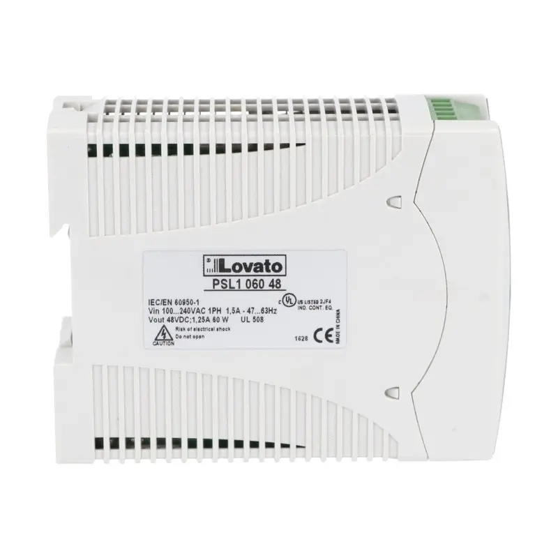 Lovato PSL106024 Din rail switching power supply 60W