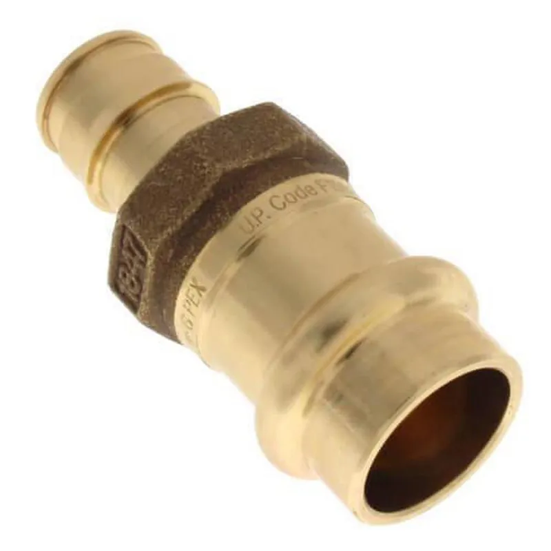 Uponor LFP4517575 ProPEX LF Brass Copper Press Adapter, 3/4 inch PEX x 3/4 inch Copper