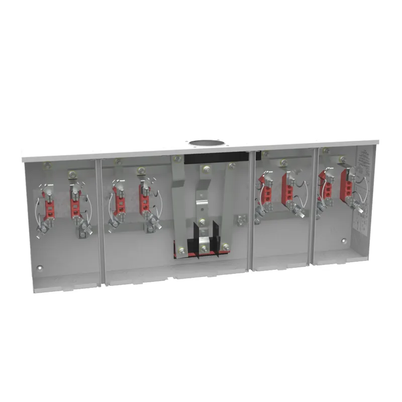 Milbank U1254-R-KK-EX-RGE 4 Terminal Ringless Large Hub Open Horn Bypass 4 Position Overhead Extension Assembly Rochester Gas And Electric