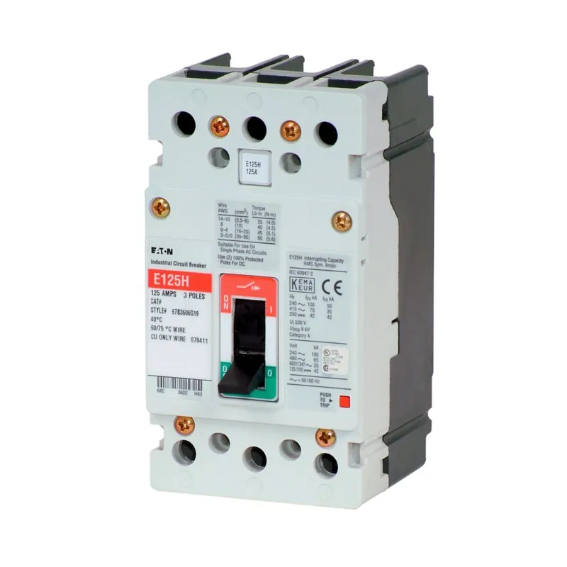Eaton EGH3020FFB Series G Complete Molded Case Circuit Breaker 20 A