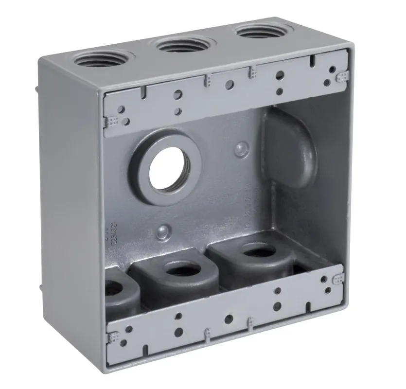 Topaz WB2775 3/4 inches 2-Gang Weatherproof Box