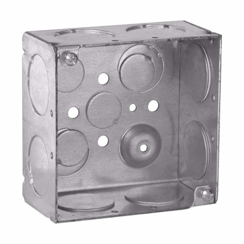 Crouse Hinds TP436 Square Outlet Box 4 inches 2-1/8 inches Deep