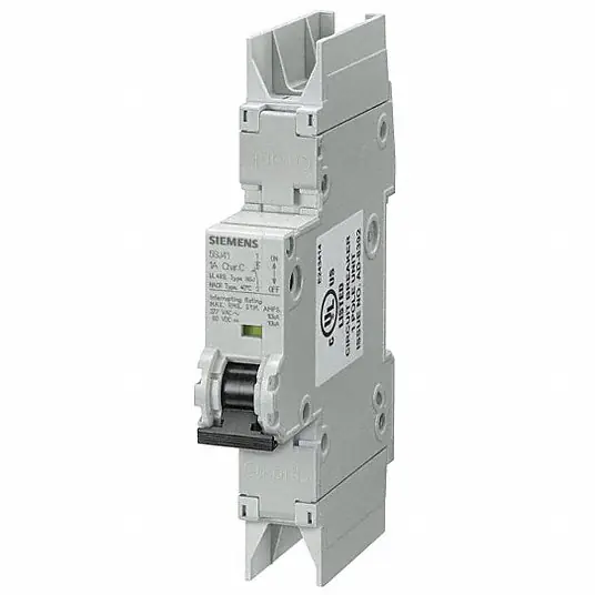 Siemens 5SJ4104-7HG42 Miniature Circuit Breaker 277V 4A C Curve DIN Rail Mount