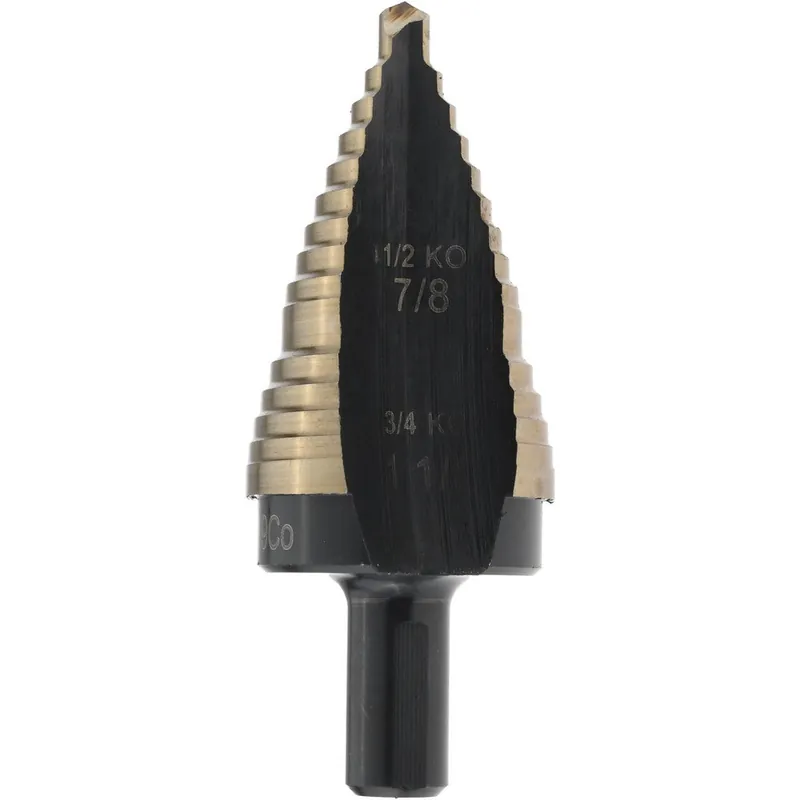 Irwin 10239CB 9 Cobalt 2 Hole Sizes (7/8 inches and 1-1/8 inches) for 1/2 inches