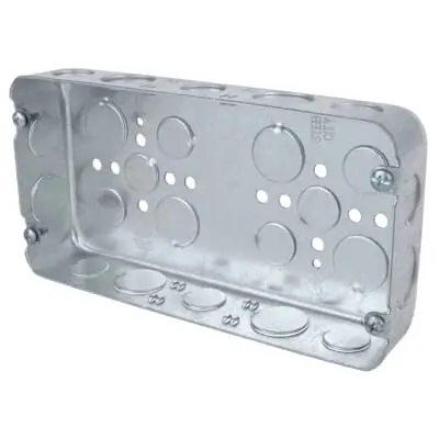 Abb 3G1/23/4 Three Gang Drawn Style Box 58 Cubic Inches