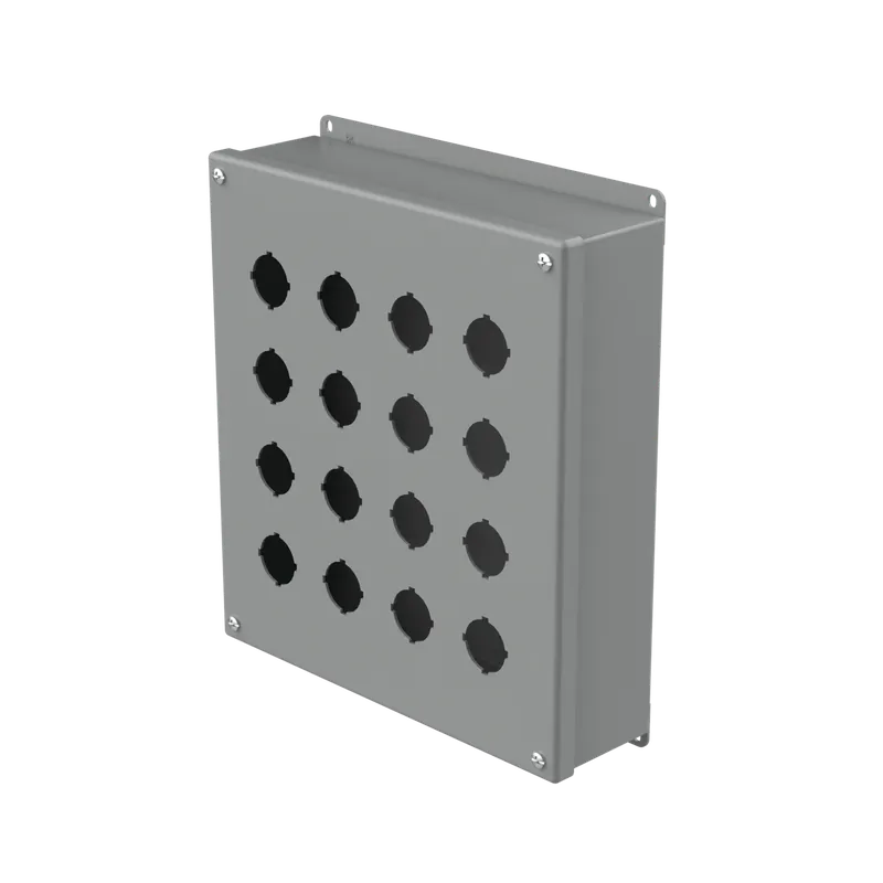 Hoffman E16PB Pushbutton Enclosures, Type 12, 16PB x 30.5mm