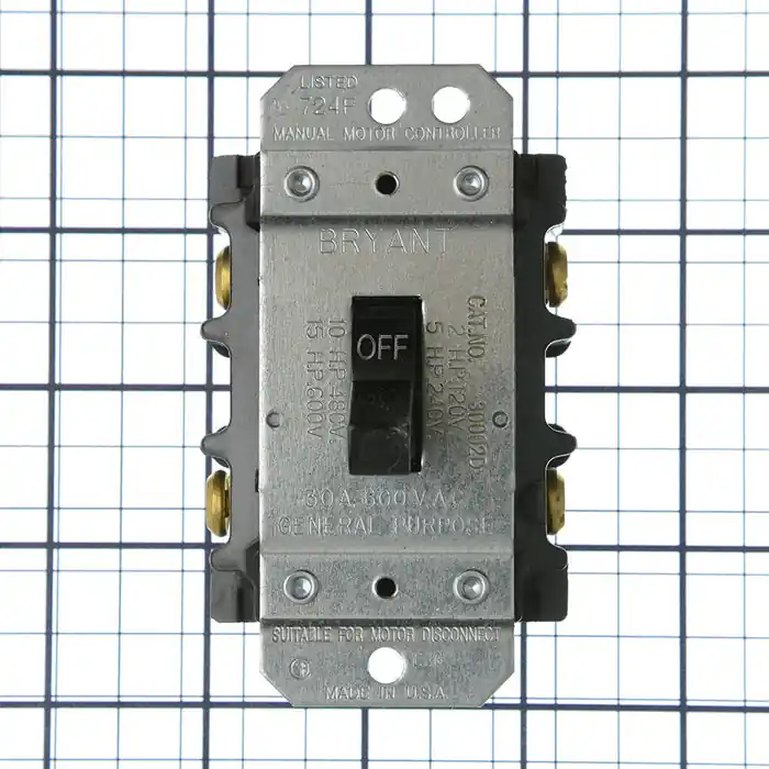Bryant 30002D Switches and Lighting Controls 30A 600V AC