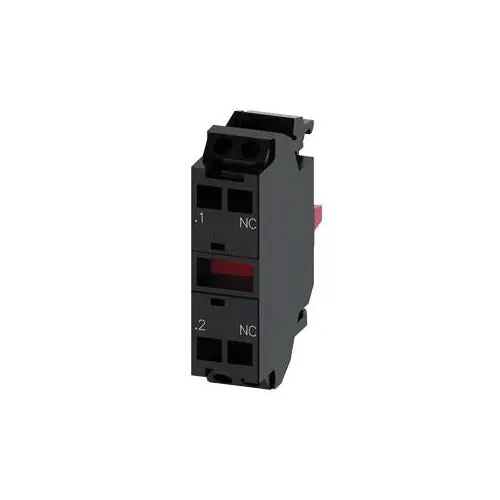 Siemens 3SU14001AA103CA0 Contact Block 1NC Cage Clamp FRNT PLT 3SU1 Series
