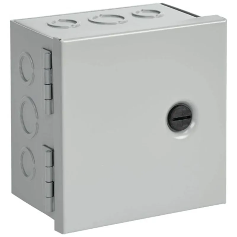 Hoffman AHE10X10X6 Pull Box, Hinged Cover, 10 inches x 10 inches x 6 inches