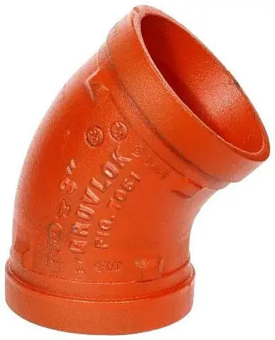 Anvil 390014900 Grooved 45 Degree Elbow 5 Inch