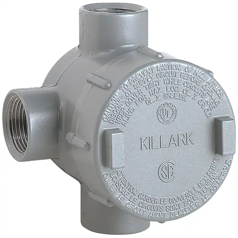 Killark GEMT-1 GE Series Type T Conduit Outlet Body 1/2 in
