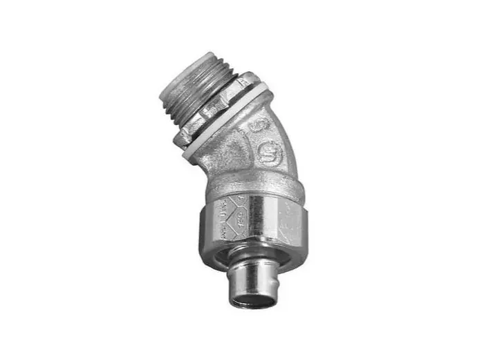 Appleton 4QS-125 Liquid Tight Non-Insulated Oiltight Raintight Conduit Connector 1-1/4 in Trade Straight