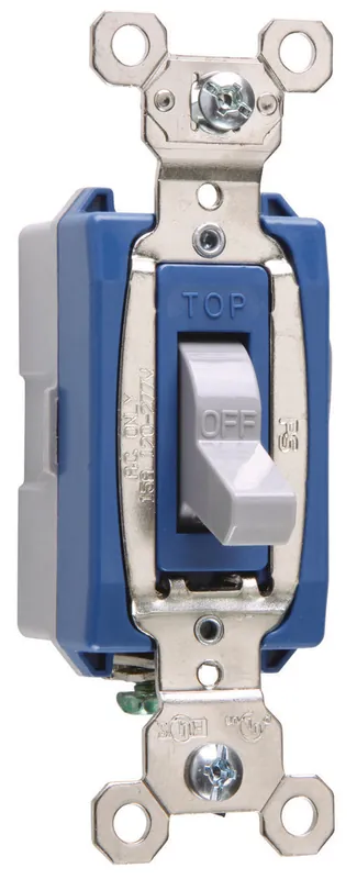 Pass & Seymour PS15AC3-GRY 3-way Toggle Switch 15A 120/277V