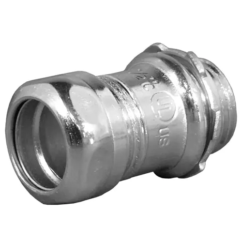 Appleton 7050ST Concretetight Male NPS Thread Straight Compression Connector, 1/2 in Trade