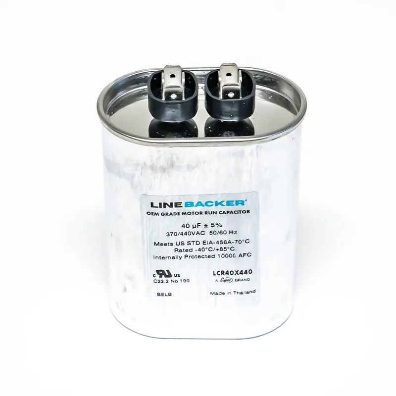 Supco LCR40X440 Capacitor Oval Run 40 uf 370/440 Volts