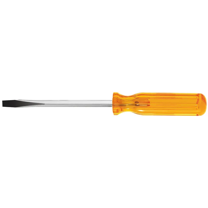 Klein Tools BD308 5/16-Inch Keystone Screwdriver, 8-Inch Round Shank