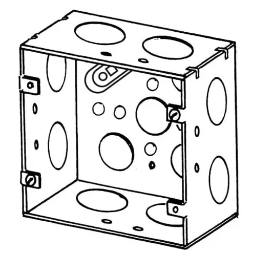 Appleton 4SJD-3/4 Square Box 4.6875 X 4.6875 X 2.125 IN