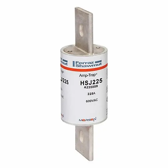 Mersen HSJ225 Fuse HSJ - Class J - High-Speed 600VAC 500VDC 225A Blade Amp-Trap
