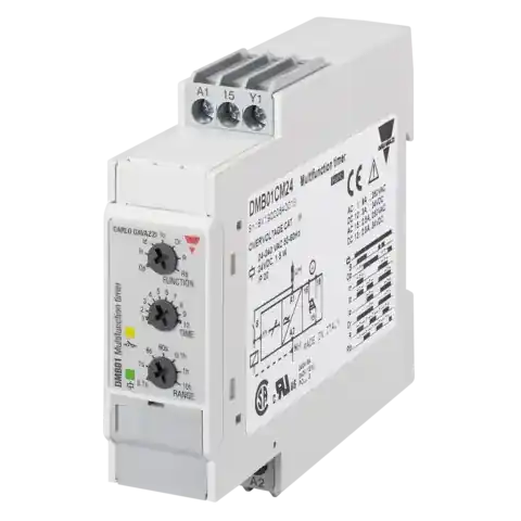 Carlo Gavazzi DMB01CM24 Multifunction Timer 24VDC 24-240VAC