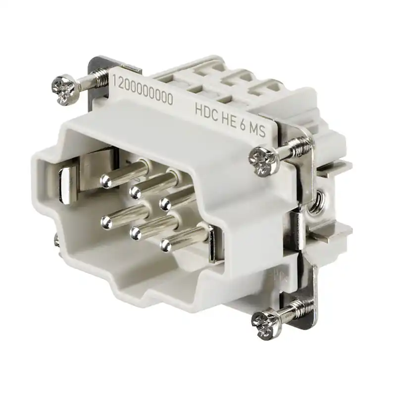 Weidmuller 1200000000 HDC HE 6 MS 500 V, 24 A, Number of poles: 6