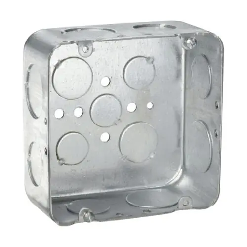Crouse Hinds TP558 Square Outlet Box 42 cu-in Replacement TP558