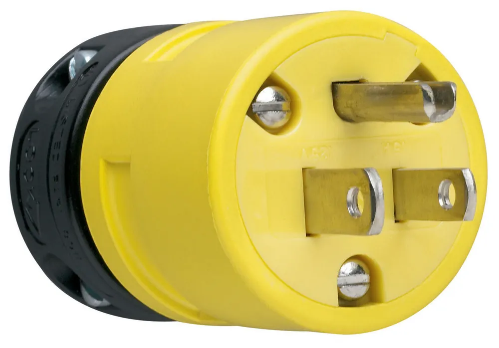 Pass & Seymour 1447 Rubber Dust-Tight Plug 15A 125V