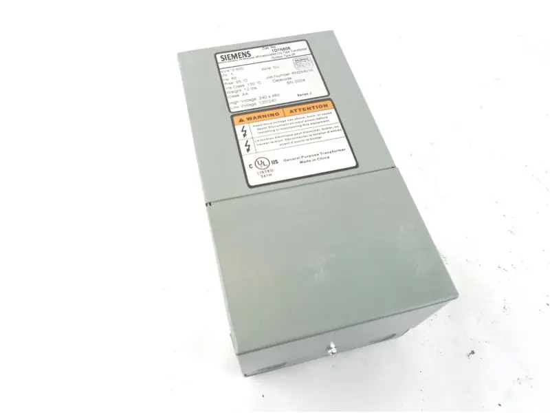 Siemens 1D1N505 Encapsulated Dry Type Transformer 0.500KVA