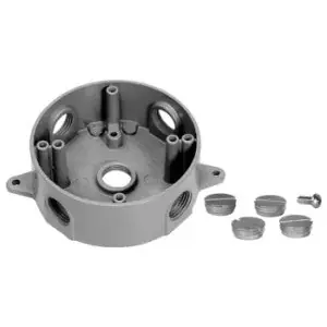 Crouse Hinds TP7150 Weatherproof Round Outlet Box 15.5 cu-in
