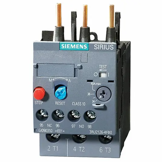 Siemens 3RU21261CB0 Overload Relay Cl10 S0 1.8-2.5A Screw