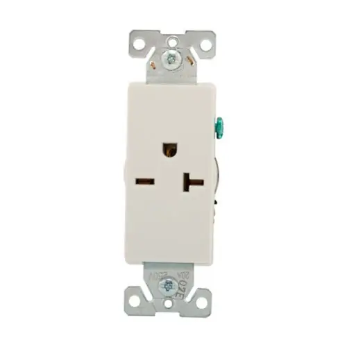 Cooper Wiring 6450W Heavy-Duty Industrial Specification Grade Decorator Single Receptacle