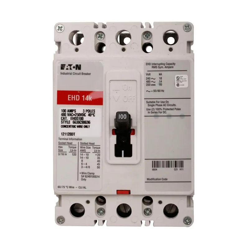Eaton EHD3035L Molded Case Circuit Breaker 35 A