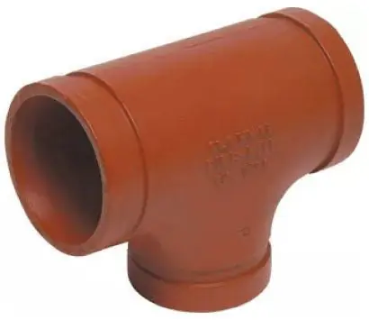 Anvil 390017309 Grooved Reducing Tee 2.5x2.5x2 in
