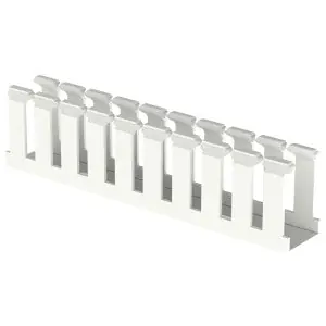 Panduit G1X2WH6 Wire Duct Slotted Screw 6 feet White